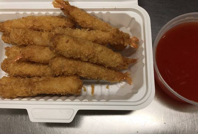 Sweet and sour torpedo shrimp  甜酸炸虾